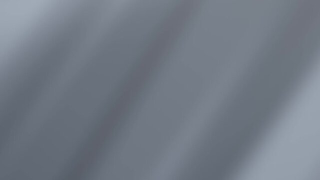 Elegant silver grey wavy silk background with smooth satin liquid motion. Minimalist metallic fabric texture for luxury branding and corporate presentation backdrop.