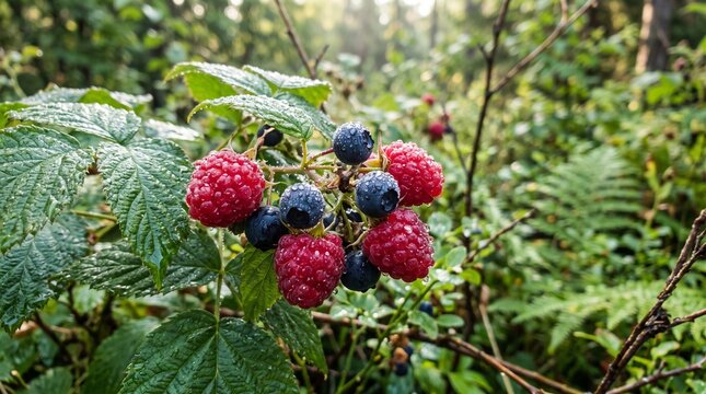 Wild forest berries