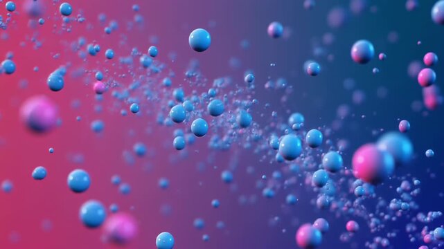 Microscopic view of vibrant cell culture growth over time