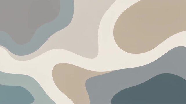 smooth liquid shapes morphing in soft pastel background