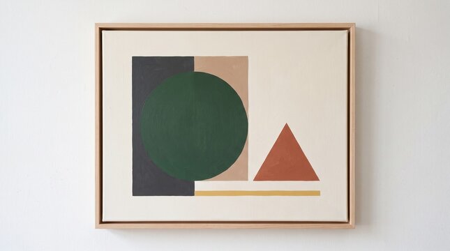 Minimal geometric painting
