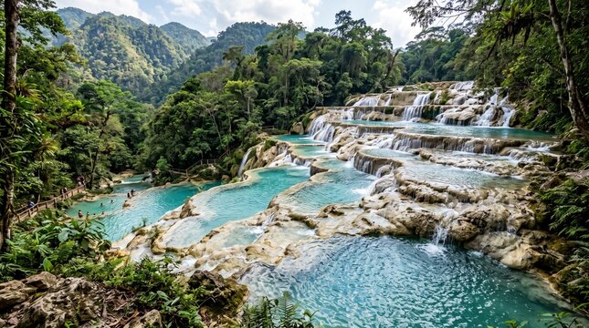 Semuc Champey waterfall