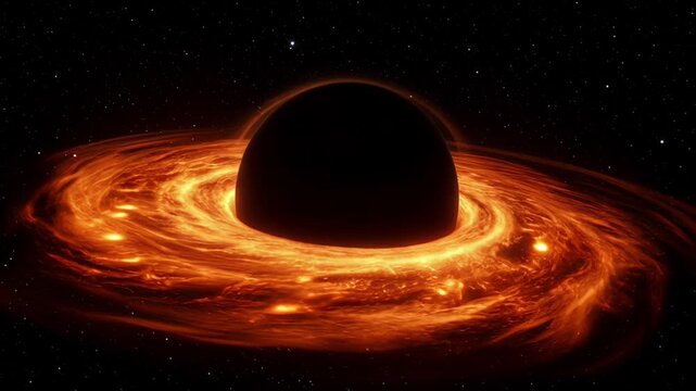 Astronomy science galaxy black hole accretion ring glow in dark space scene with accretion disk cosmic energy star gravity dark matter and glowing space visuals for SEO searchability