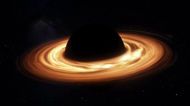 Astronomy science galaxy black hole accretion disk glowing ring deep space cosmic energy, space cosmic ring starfield dark energy gravity event horizon celestial object, glowing accretion ring dark