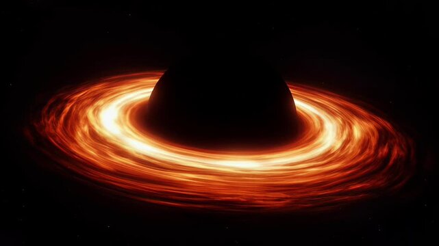 Astronomy science galaxy black hole accretion disk glowing ring space cosmic energy spiral dark matter light plasma vacuum object gravity event horizon orbit illustration of cosmic energy around