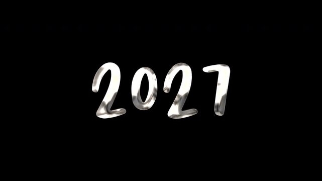 Shiny silver chrome metallic font digits on black background, ideal for futuristic designs, technologyrelated projects, or modern advertisements. Great for digital concepts.