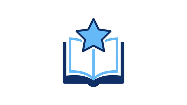 Favorite Book Icon Vector Illustration