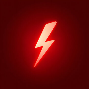 silhouette icon of thunderstorm lightning