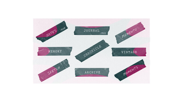 Modern memory module ram sticks collection