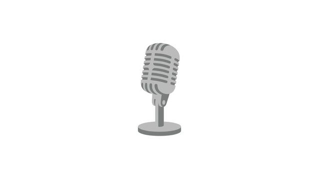 Classic Retro Microphone Icon