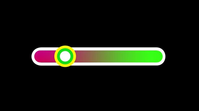 3d credit score meter concept for data display and website graphic elements.