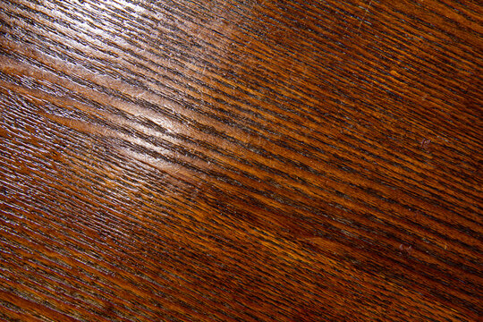 Wood surface with detailed grain pattern and sheen