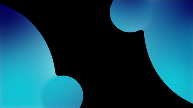 looping blue gradient liquid morphing transition 4k transparant background