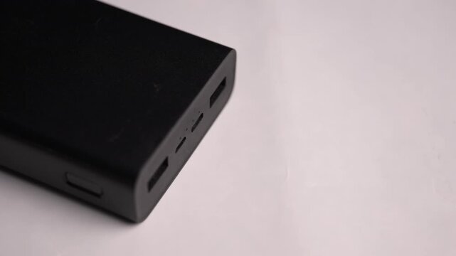 Connecting USB Type A Cable to Power Bank