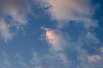 Fototapeta premium Soft Clouds in a Blue Sky