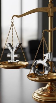 金銭と性の均衡、静かなる対立。