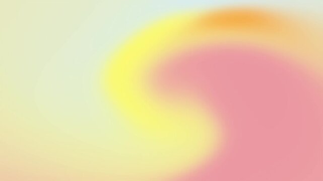 Abstract soft pastel gradient swirl with yellow pink and pale blue hues creating a dreamy ethereal mood