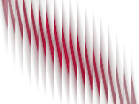 Abstract red and white striped pattern, modern creative background design, Transparent background
