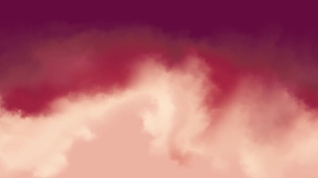 Dreamy pink and purple clouds with soft glowing light and atmospheric texture for abstract backgrounds