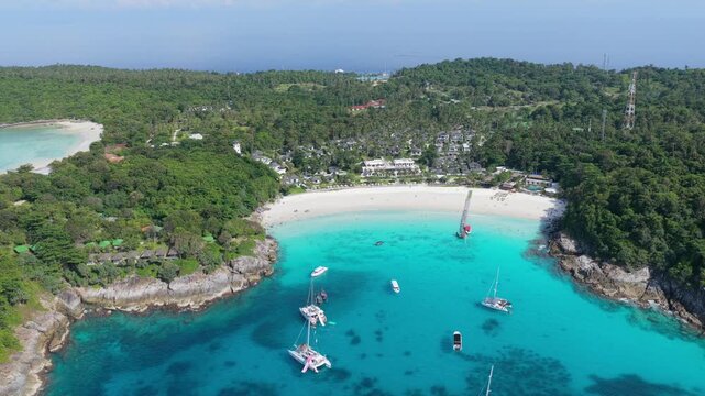 Racha Beach in Phuket Thailand during summer