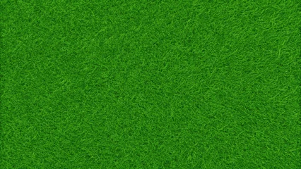 Fotobehang Groen Green grass seamless texture background viewed from above, featuring a natural turf surface ideal for garden lawns, football pitches, sports fields, landscaping and outdoor design  © Rama