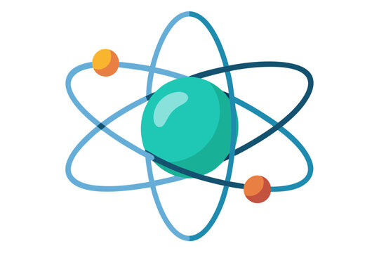 3D Lithium Atom Model Illustration for Science and Education