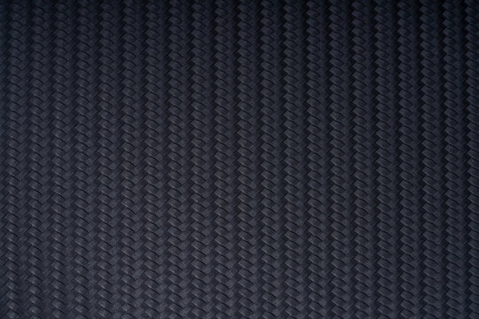 Close up shot of Dark Woven Leather Texture for background, A seamless Dark Woven Leather structure pattern used as a background texture.