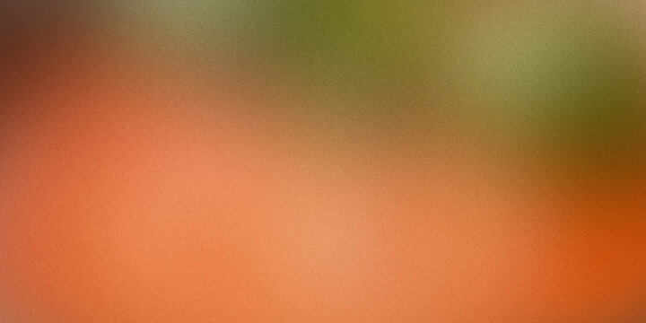 Abstract background orange texture in gradient yellow green of warm grainy noise blur blurred bright modern banner wallpaper soft smooth design