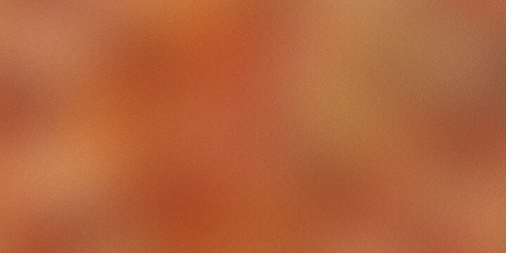 Abstract background texture orange in copper brown amber of noise grainy frosted glass gradient wallpaper surface pattern warm blur blurry soft