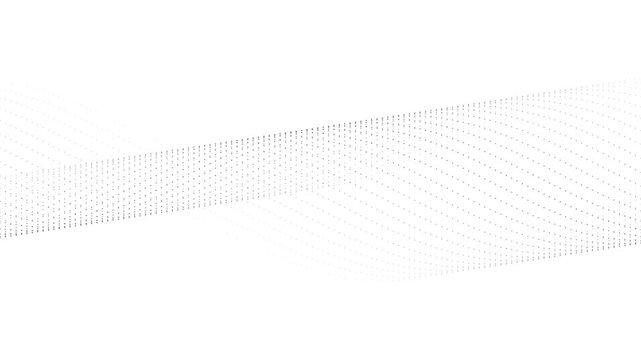 Minimalist geometric dots forming a diagonal line