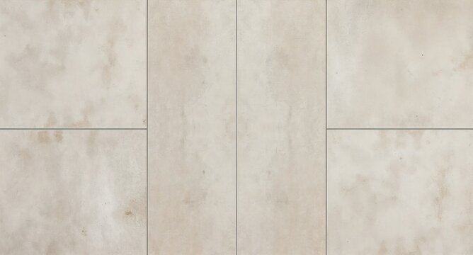 Neutral light gray smooth polished concrete tile surface with concrete background material architectural