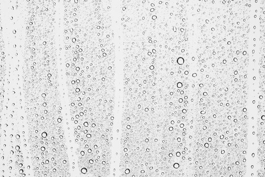 Water droplets texture overlay on transparent background