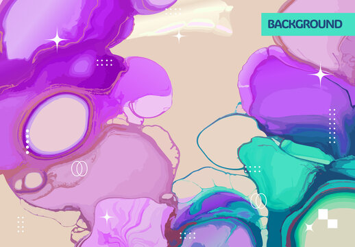 Abstract Fluid Background