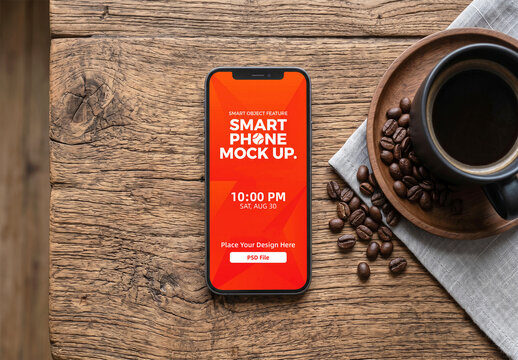Professional Phone Screen Presentation Mockup