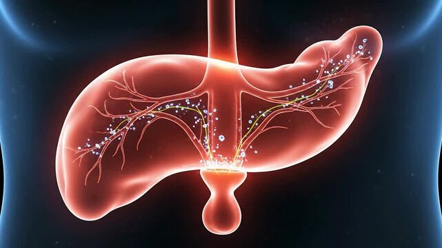 Conceptual Visualization Of Autoimmune Pancreatitis, Showcasing A Transparent Pancreas With Intricate Neural Connections In A Scientific Illustration
