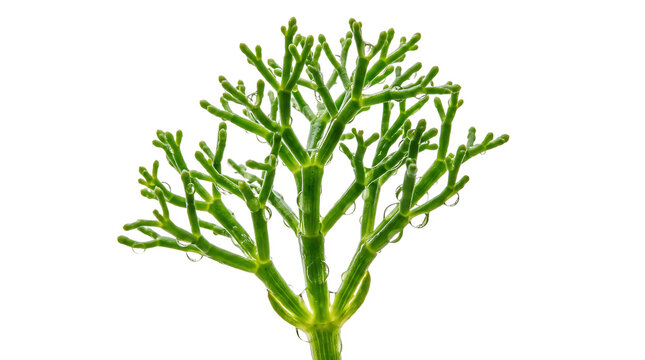 Branching Green Marsh Samphire Shoot Isolated on Studio White Background

Organic Glasswort Salicornia Stems with Moisture Drops for Culinary Recipes

Wild Coastal Sea Asparagus Herb Branch 