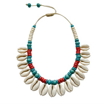 Colorful layered beaded necklace with turquoise and silver accents