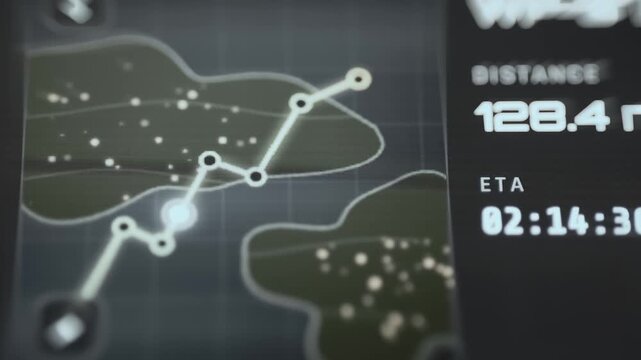 submarine navigation route extends 128.4 nautical miles
