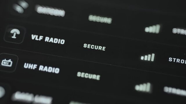 secure submarine radios maintain strong connected communications
