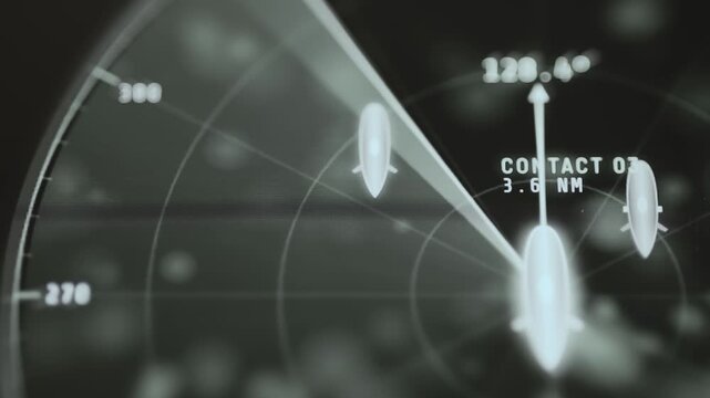 submarine sonar plots contact movements across tactical grid