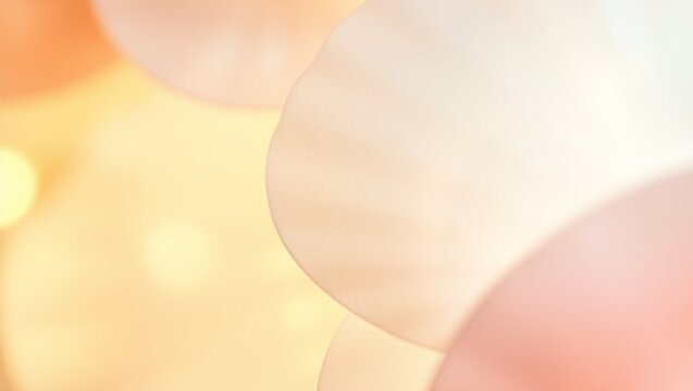 Abstract Pearlescent Capiz Shell Bokeh Background with Soft Warm Light and Iridescent Pastel Colors