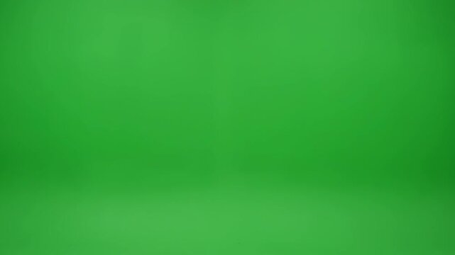 Professional cinematic shape wipe video transition overlay on green screen.