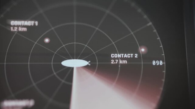 sonar identifies second contact at 2.7 kilometers
