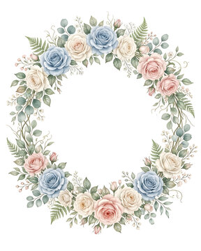 Floral Wreath Blie