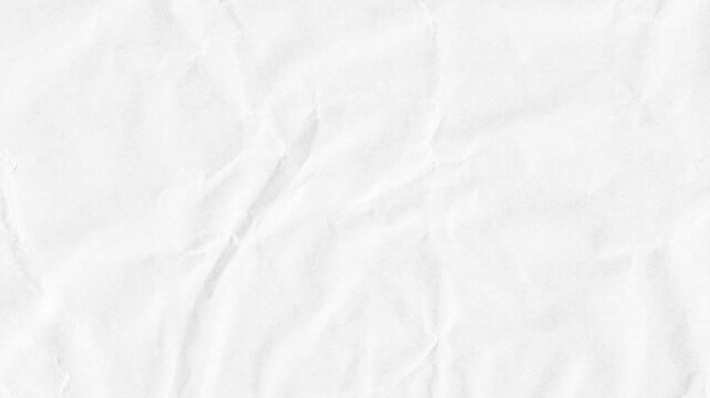 paper texture effect template background   - crumpled and glued sheet of wrinkled paper, isolated on transparent or white background png