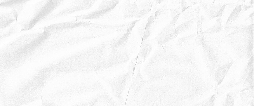 paper texture effect template background   - crumpled and glued sheet of wrinkled paper, isolated on transparent or white background png