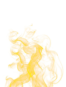 realistic yellow smoke