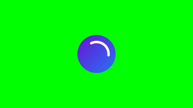 Modern Purple Gradient Pay Now Button Icon Isolated on Chroma Key Green Screen for E-commerce and Online Payment Concept