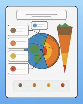 Earth Layers Diagram for Geology Education