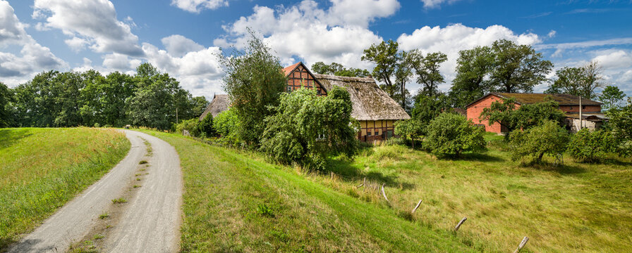 Pano Lenzen Elbtalaue Sommer